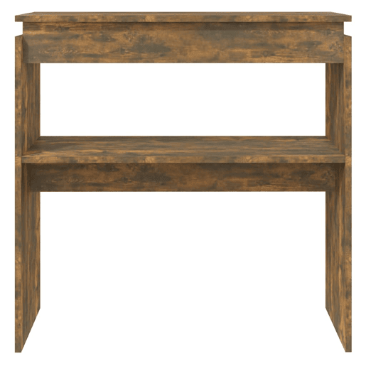 Mesa Consola - Mesa De Entrada 80x30x80 cm derivados de madeira carvalho fumado