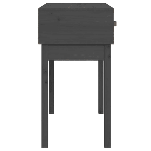 Mesa Consola - Mesa De Entrada 76,5x40x75 cm madeira de pinho maciça cinzento