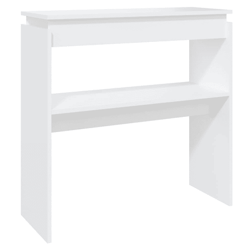 Mesa Consola - Mesa De Entrada 80x30x80 cm derivados de madeira branco