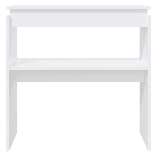 Mesa Consola - Mesa De Entrada 80x30x80 cm derivados de madeira branco