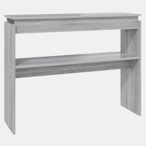 Mesa Consola - Mesa De Entrada 102x30x80 cm derivados de madeira cinzento sonoma