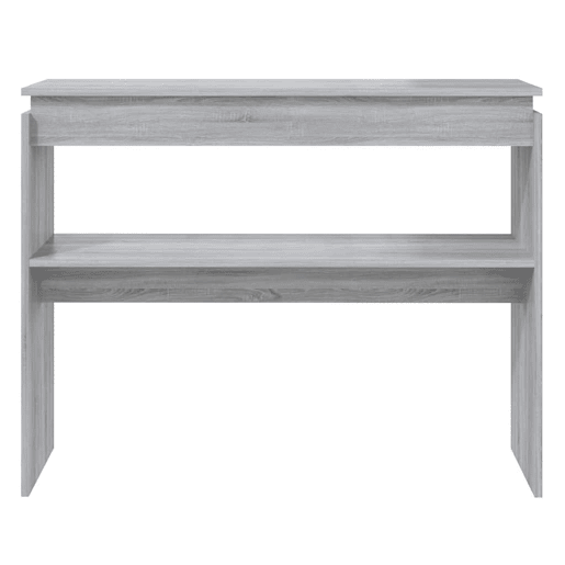 Mesa Consola - Mesa De Entrada 102x30x80 cm derivados de madeira cinzento sonoma