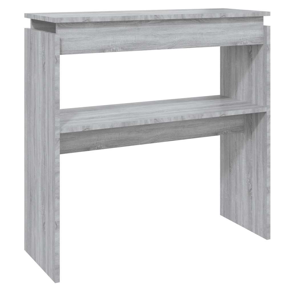 Mesa consola - mesa de entrada madera contrachapada gris sonoma 80x30x80 cm