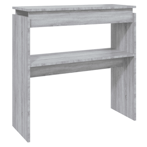 Mesa Consola - Mesa De Entrada 80x30x80 cm derivados de madeira cinzento sonoma