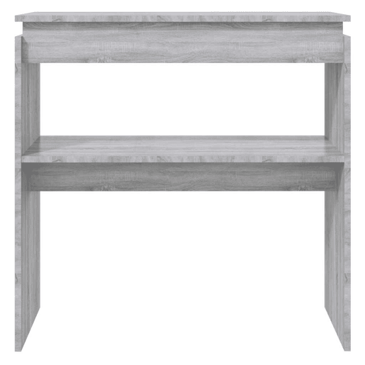 Mesa Consola - Mesa De Entrada 80x30x80 cm derivados de madeira cinzento sonoma