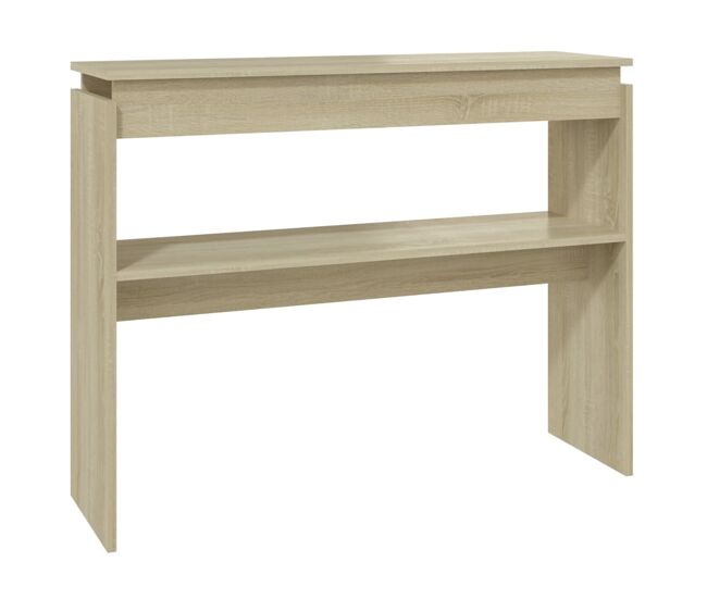 Mesa consola - mesa de entrada madera contrachapada roble sonoma 102x30x80 cm