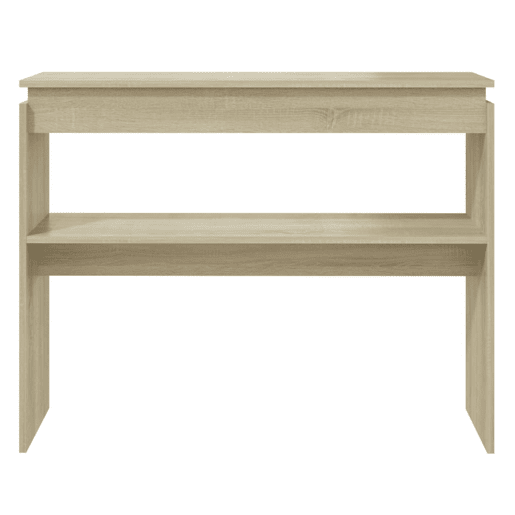 Mesa Consola - Mesa De Entrada 102x30x80 cm derivados de madeira carvalho sonoma