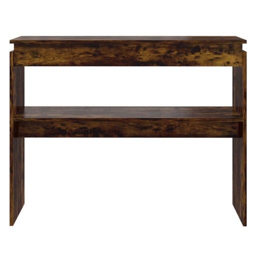 Mesa Consola - Mesa De Entrada 102x30x80 cm derivados de madeira carvalho fumado