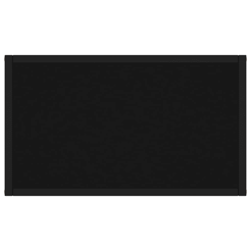 Mesa Consola - Mesa De Entrada 60x35x75 cm vidro temperado preto