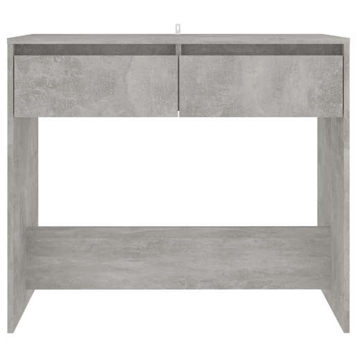 Mesa Consola - Mesa De Entrada 89x41x76,5cm derivados de madeira cinzento-cimento