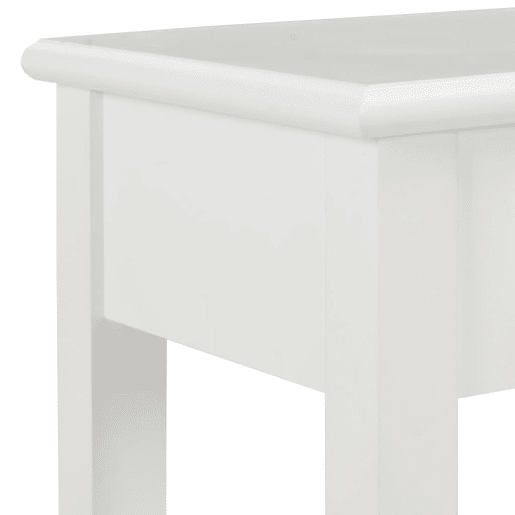 Mesa Consola - Mesa De Entrada 110x35x80 cm madeira branco