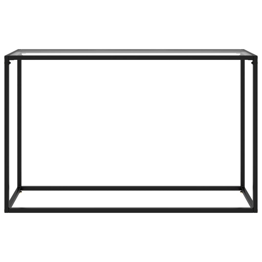 Mesa consola - mesa de entrada vidrio templado transparente 120x35x75 cm