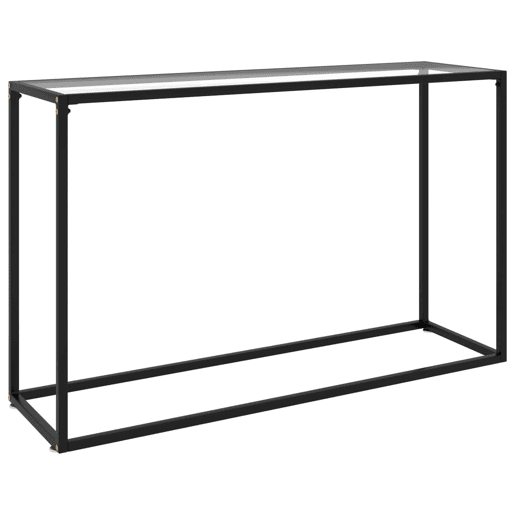 Mesa Consola - Mesa De Entrada 120x35x75 cm vidro temperado transparente