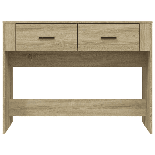 Mesa Consola - Mesa De Entrada 100x39x75 cm derivados de madeira carvalho sonoma