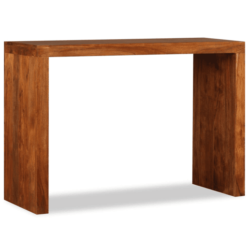 Mesa Consola - Mesa De Entrada madeira maciça c acabamento a mel 110x40x76 cm
