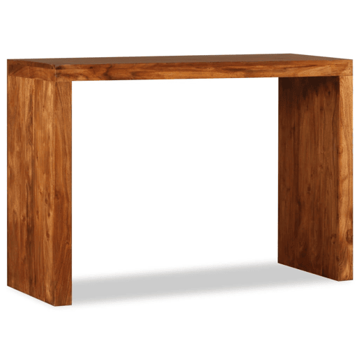 Mesa Consola - Mesa De Entrada madeira maciça c acabamento a mel 110x40x76 cm