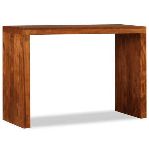 Mesa Consola - Mesa De Entrada madeira maciça c acabamento a mel 110x40x76 cm