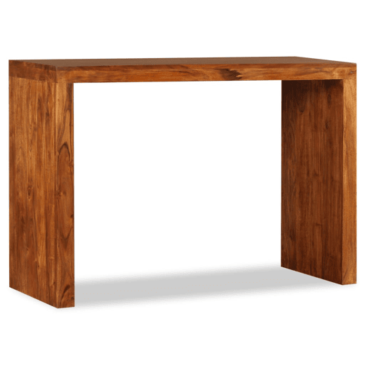 Mesa Consola - Mesa De Entrada madeira maciça c acabamento a mel 110x40x76 cm