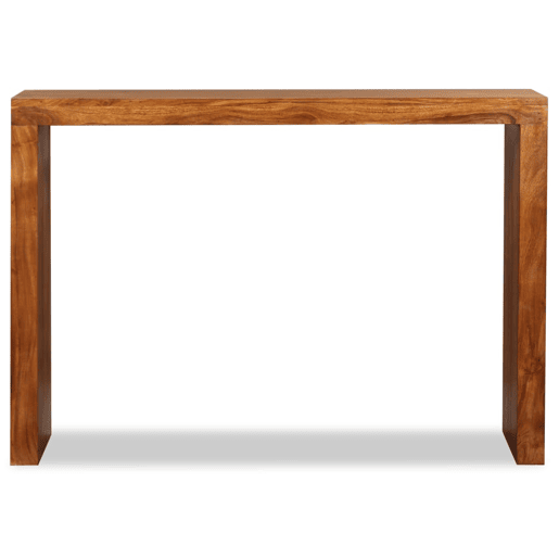 Mesa Consola - Mesa De Entrada madeira maciça c acabamento a mel 110x40x76 cm