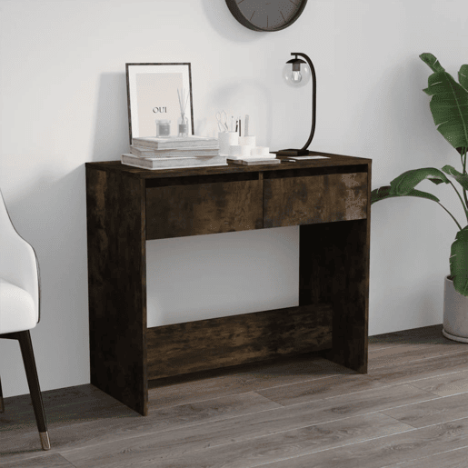Mesa Consola - Mesa De Entrada 89x41x76,5 cm derivados de madeira carvalho fumado