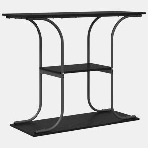 Mesa Consola - Mesa De Entrada Carvalho preto 101 x 35 x 80.5 cm Madeira processada