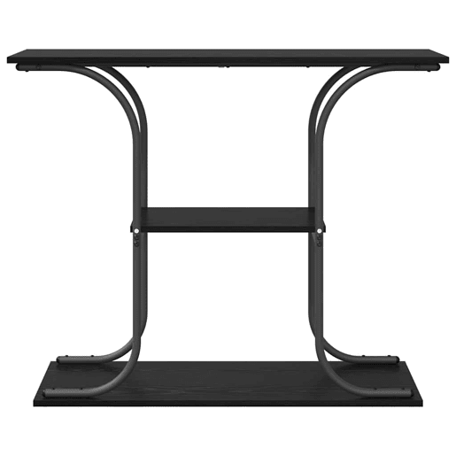 Mesa Consola - Mesa De Entrada Carvalho preto 101 x 35 x 80.5 cm Madeira processada
