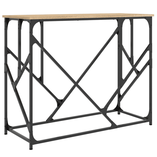 Mesa Consola - Mesa De Entrada 100x40x80 cm derivados de madeira carvalho sonoma