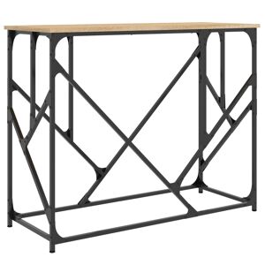 Mesa Consola - Mesa De Entrada 100x40x80 cm derivados de madeira carvalho sonoma
