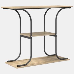 Mesa Consola - Mesa De Entrada Carvalho sonoma 101 x 35 x 80.5 cm Madeira processada