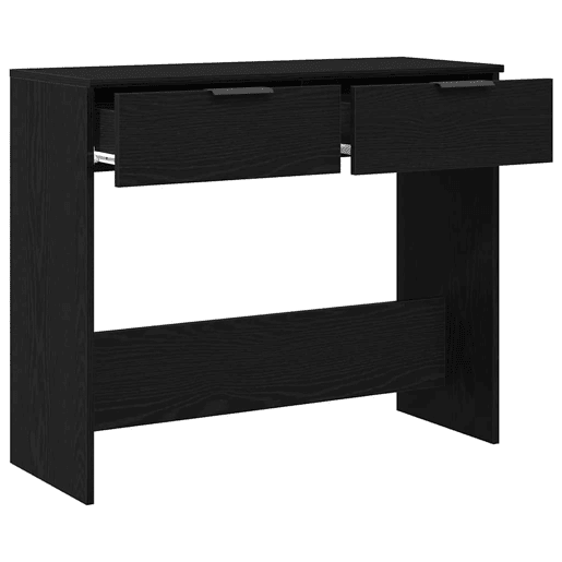 Mesa Consola - Mesa De Entrada Carvalho preto 90 x 36 x 75 cm Madeira processada