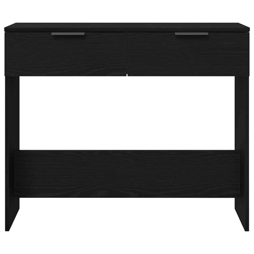 Mesa Consola - Mesa De Entrada Carvalho preto 90 x 36 x 75 cm Madeira processada