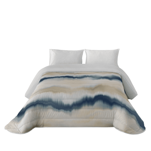 SANDAL - Edredom Nórdico Estampado - Ótimo Conforto e Acolchoamento Extra Macio - Peso 300 Gramas com Toque de Pena - Cama 150 - BELIX AZUL