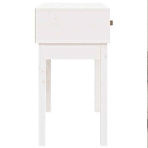 Mesa Consola - Mesa De Entrada 76,5x40x75 cm pinho maciço branco