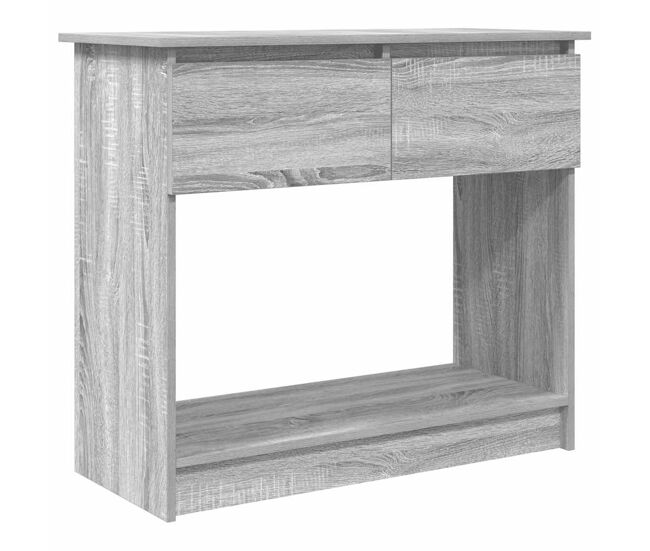Mesa consola - mesa de entrada con cajones sonoma gris 85,5x38,5x74,5 cm