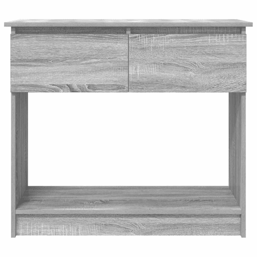 Mesa Consola - Mesa De Entrada com gavetas 85,5x38,5x74,5 cm sonoma cinzento