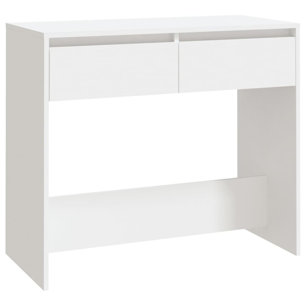 Mesa consola - mesa de entrada de madera contrachapada blanco 89x41x76,5 cm