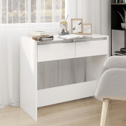 Mesa Consola - Mesa De Entrada 89x41x76,5 cm derivados de madeira branco