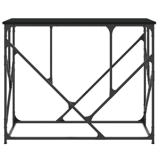 Mesa Consola - Mesa De Entrada 100x40x80 cm derivados de madeira preto