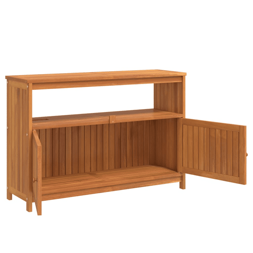 Mesa Consola - Mesa De Entrada para jardim 110x35x75 cm madeira de acácia maciça