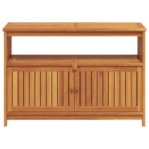 Mesa Consola - Mesa De Entrada para jardim 110x35x75 cm madeira de acácia maciça