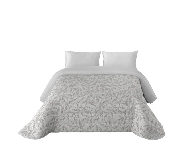 Sandal - edredón nórdico estampado - acolchado de gran confort y extrasuave - gramaje 300 gramos con tacto pluma - cama 150 - wakia stone