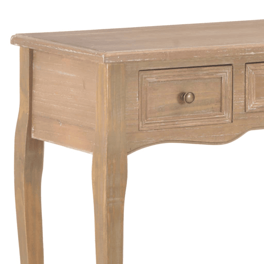 ToucadorMesa Consola - Mesa De Entrada com 3 gavetas castanho