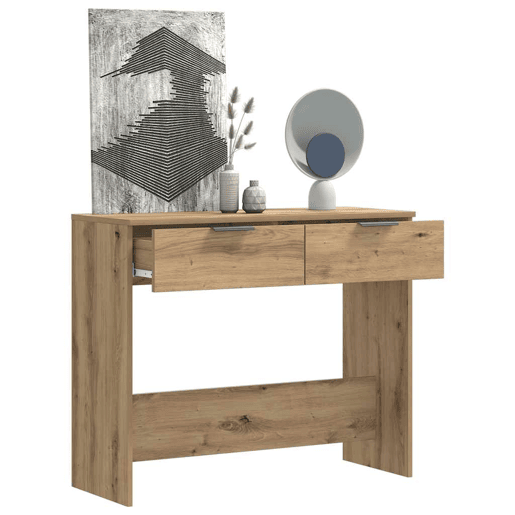 Mesa Consola - Mesa De Entrada 90x36x75 cm derivados madeira carvalho artisiano