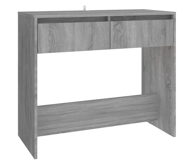 Mesa consola - mesa de entrada madera de ingeniería gris sonoma 89x41x76,5 cm