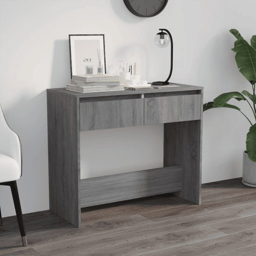 Mesa Consola - Mesa De Entrada 89x41x76,5 cm derivados de madeira sonoma cinza