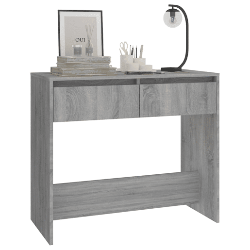 Mesa Consola - Mesa De Entrada 89x41x76,5 cm derivados de madeira sonoma cinza