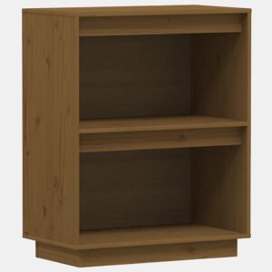 Mesa Consola - Mesa De Entrada 60x34x75 cm pinho maciço castanho mel