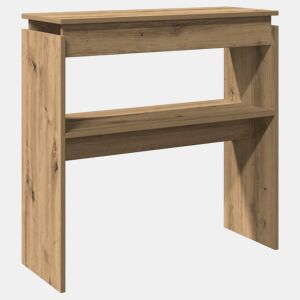 Mesa Consola - Mesa De Entrada 80x30x80 cm derivados madeira carvalho artisiano