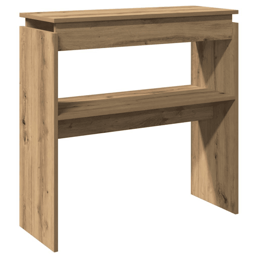 Mesa Consola - Mesa De Entrada 80x30x80 cm derivados madeira carvalho artisiano