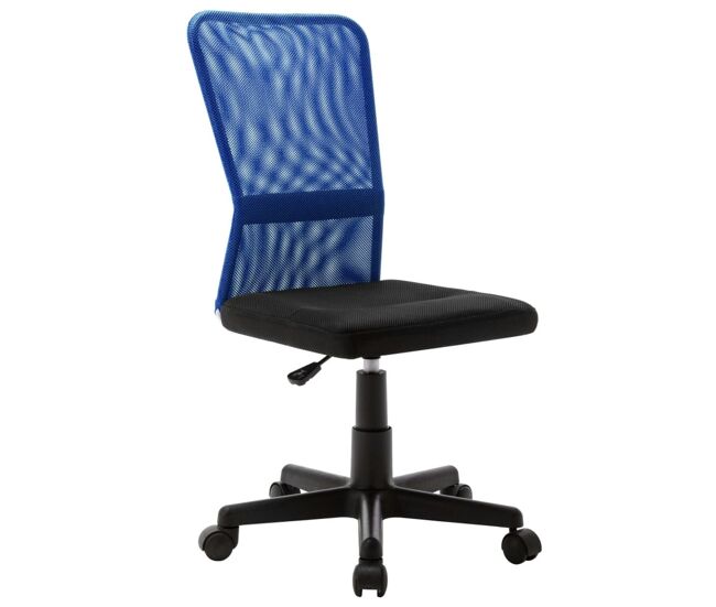 Silla de escritorio lirio altura regulable negro/azul 90-100x44x52 cm